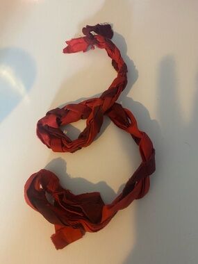 Red Braided Dog Tug Toy - Unbranded